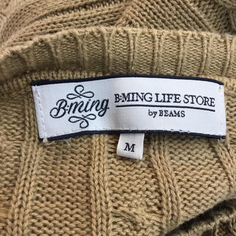 B:MING by BEAMS M ビーミング バイ ビームス ニット、セーター 半袖 ケーブル編み Knit Sweater キャメル / キャメル / 10046424_画像8