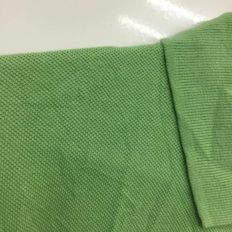 USED XL 古着 ポロシャツ 半袖 コットン 鹿の子 胸ポケット Polo Shirt 薄緑 / ライトグリーン / 10058390_画像5