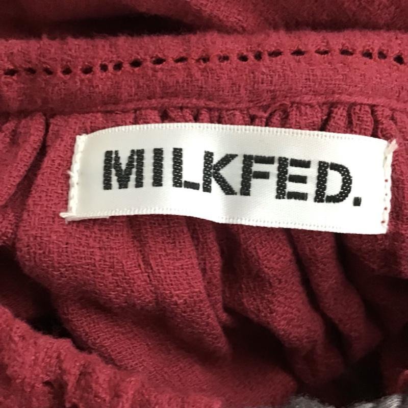 MILKFED. 表記無し ミルクフェド カットソー 長袖 Cut and Sewn えんじ / ワインレッド / 10072648_画像6