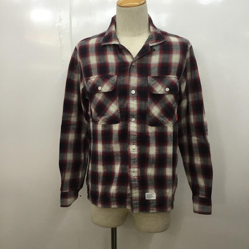 W)TAPS S ダブルタップス シャツ、ブラウス 長袖 WTAPS 091GWDT-SHM03 チェック Shirt Blouse 10028267_画像1