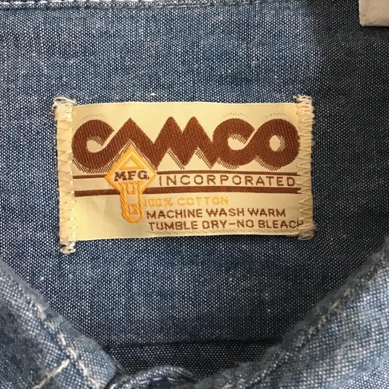CAMCO XL カムコ シャツ、ブラウス 長袖 長袖シャツ カジュアルシャツ カラーシャツ デニムシャツ ポケットシャツ 10099773_画像8