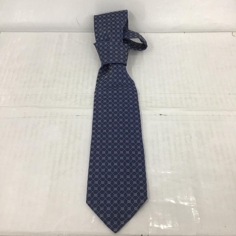 最高の品質の / 青 Necktie GG ネクタイ ネクタイ グッチ 表記無し