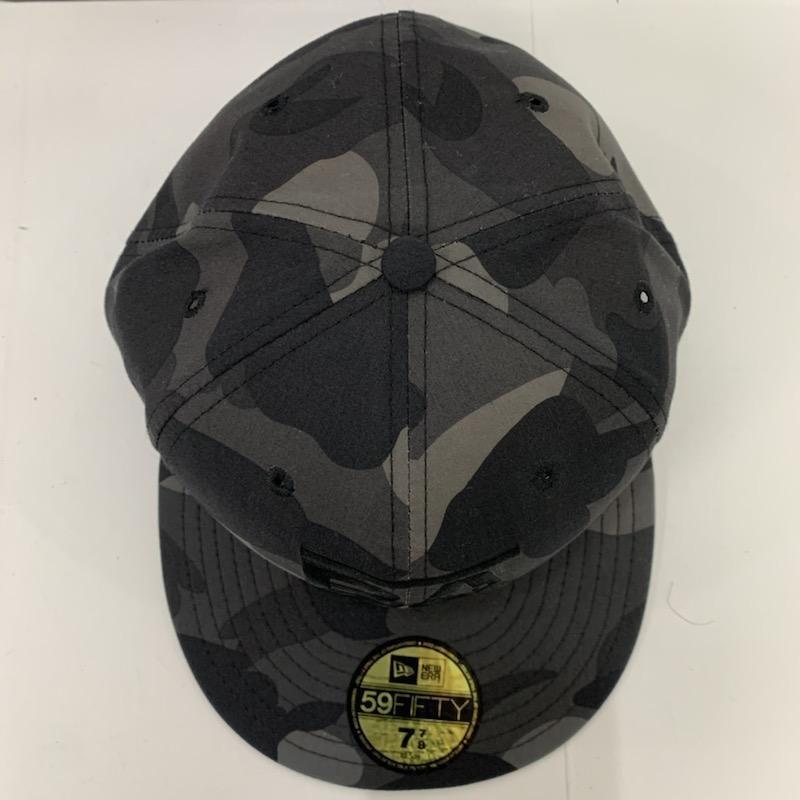 A BATHING APE 表記無し アベイシングエイプ 帽子 キャップ Cap 黒 / ブラック / 10040342_画像8