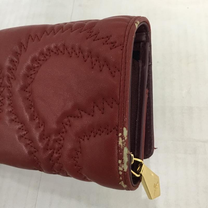 Vivienne Westwood 表記無し ヴィヴィアンウエストウッド 財布 長財布 Wallet Long Wallet 赤 / レッド / 10045964_画像6