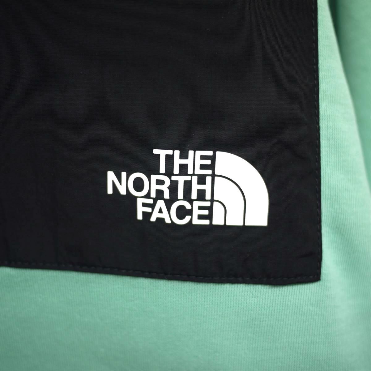 US限定新品 ノースフェイス テック クルー シャツ(M)ティファニーブルー系xブラック プルオーバー THE NORTH FACE 日本未発売 /ja29_画像6