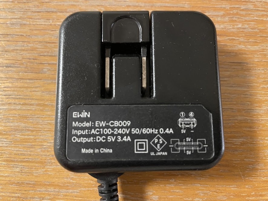 EWiN USB充電器 合計3.4A 急速充電 USB Type-Cケーブル 一体型 スマホ充電器_画像2