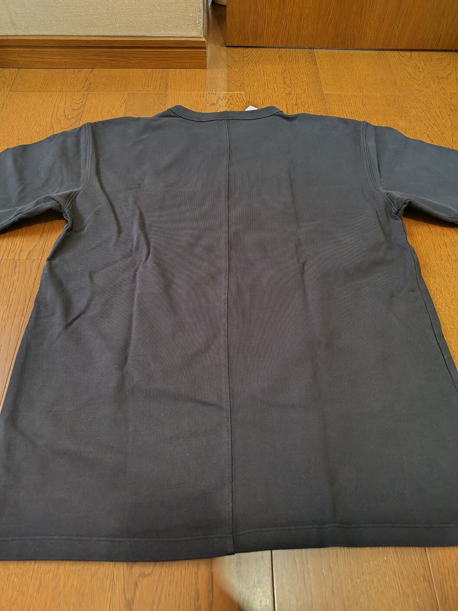 国内正規 新品未使用タグ付 チャンピオン 厚手半袖Tシャツ オフブラック L レターパック520円_画像5