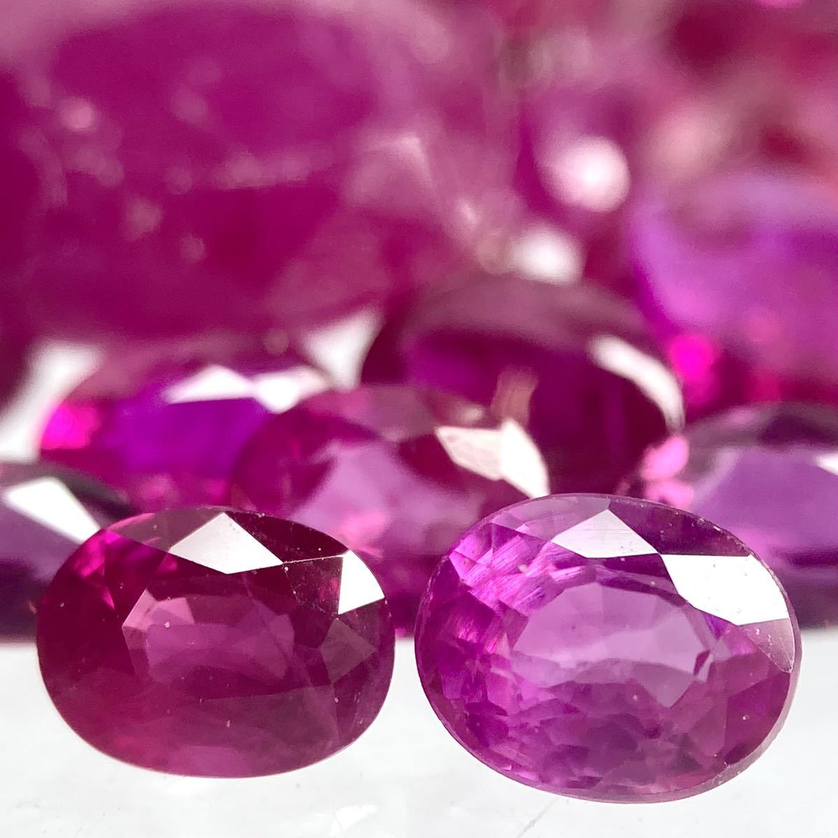 ●天然ルビーおまとめ●n 20ct 裸石 宝石 ruby コランダム 紅玉 jewelry corundum ジュエリー DD5 ②_画像1