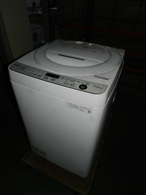 ☆ SHARP/シャープ 全自動電気洗濯機 洗濯7kg ES-GE7E-W 戸田市引き取り歓迎 _画像2