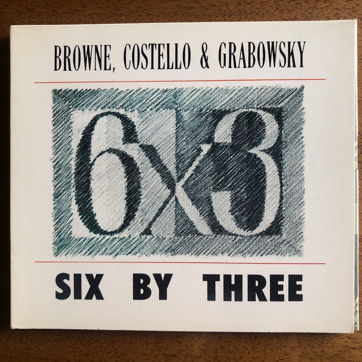【紙ジャケ】◆Browne, Costello & Grabowsky《Six by Three》◆輸入盤 送料10点まで185円_画像1