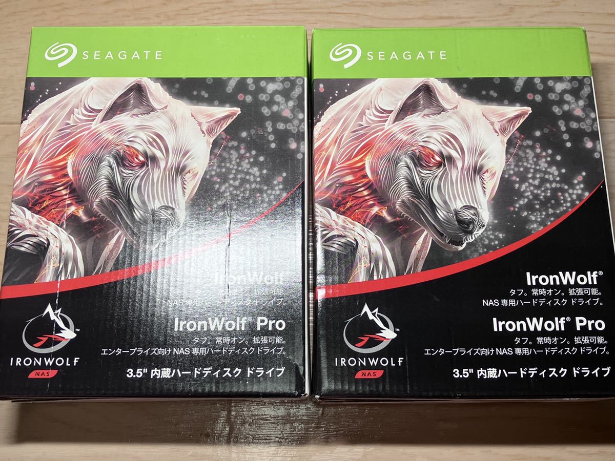 2個set Seagate IronWolf 3.5 ST8000VN004 [8TB SATA600 7200] 内蔵HDD(CMR) ハードデイスク 3年保証 24時間稼動 PC NAS 用 RVセンサー_画像2