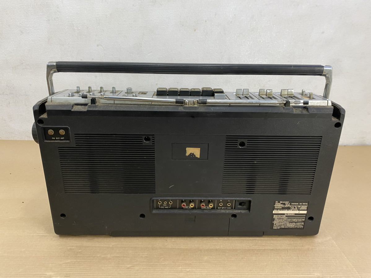 SHARP シャープ 昭和レトロ ラジオ付ステレオテープレコーダー GF-303ST_画像8
