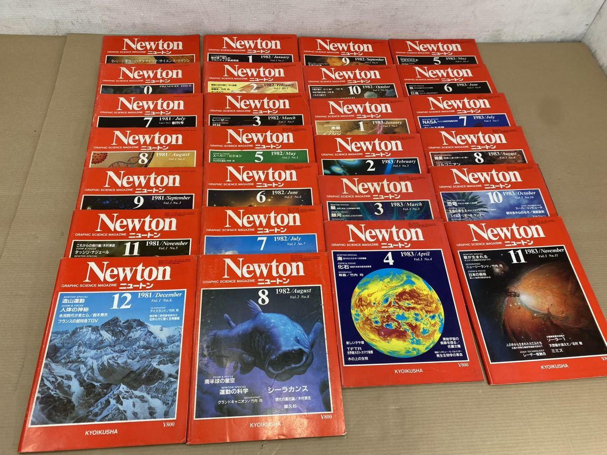 科学雑誌 ニュートン Newton 1982年 1983年 宇宙 化石 研究 星 恐竜の画像1