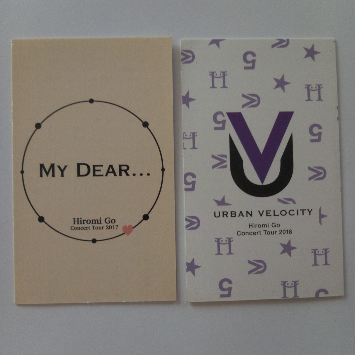  Go Hiromi коллекционная карточка 2 листов / коллекционные карточки /My Dear/URBAN VELOCITY