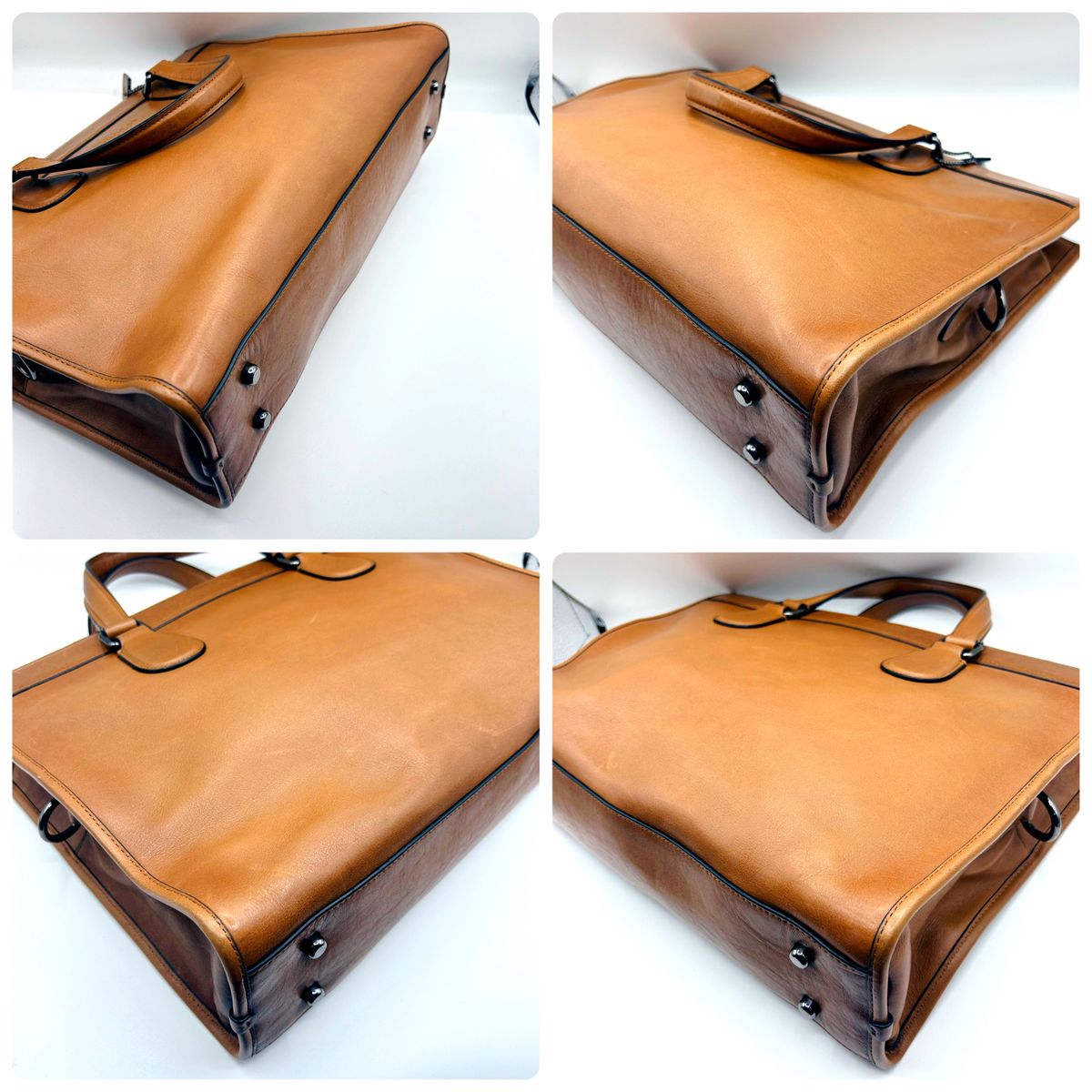 極美品 コーチ ブリーフケース キャメル レザー 2WAY メンズ 極美品 コーチ ブリーフケース キャメル レザー 2WAY メンズ