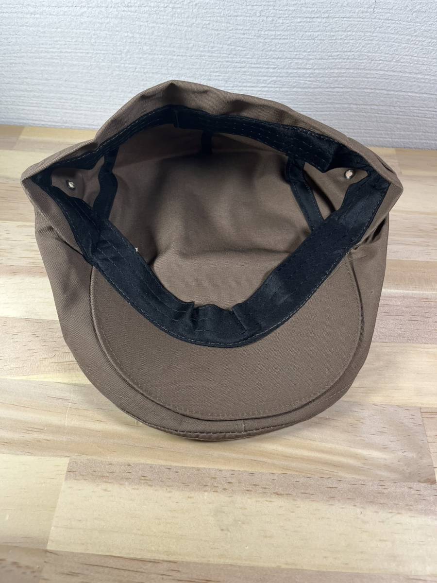 【一円スタート】ハンチング帽子 茶色 周り約55cm「1円」URA01_1452_画像3