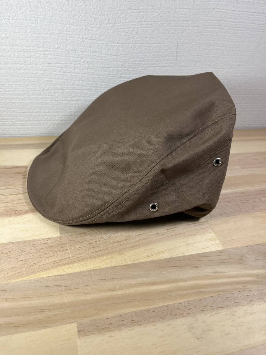 【一円スタート】ハンチング帽子 茶色 周り約55cm「1円」URA01_1452_画像1