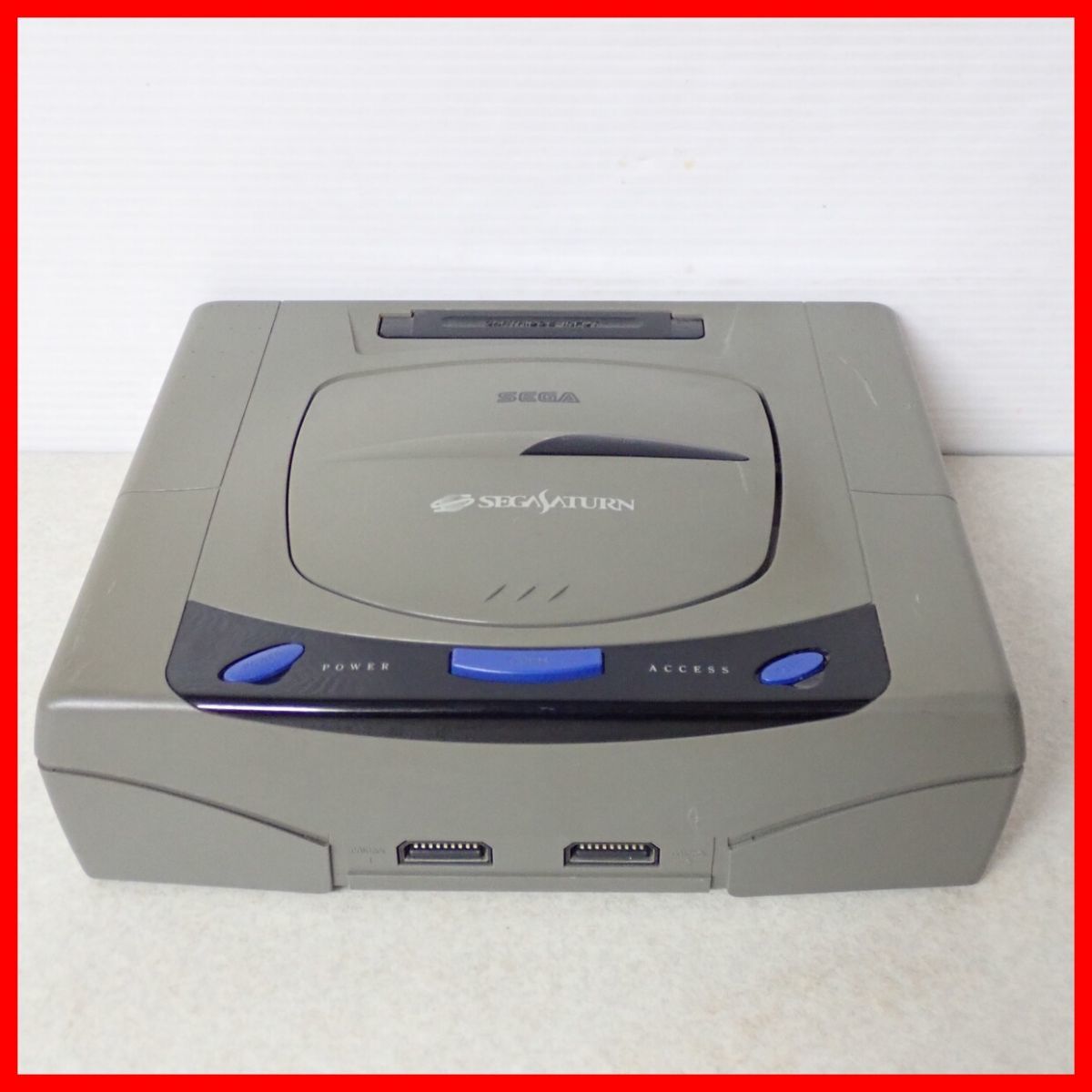 動作品 SS セガサターン 本体 HST-3210 +両替パズル もうぢや SEGA SATURN AVケーブル欠品【20_画像2