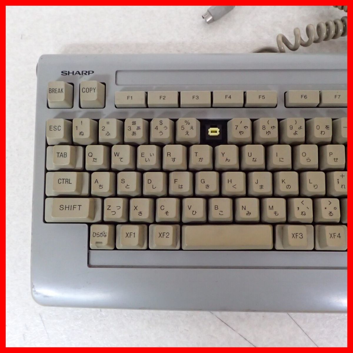 ◇動作確認済 SHARP 周辺機器 X68000用キーボード DSETK0023CE01 X68 シャープ株式会社【20_画像2