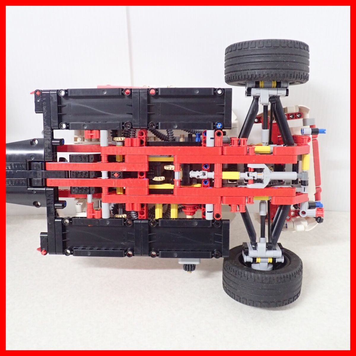 ☆組立済 レゴ テクニック 42000 グランプリレーサー LEGO TECHNIC Grand Prix Racer 動作未確認 現状品【40_画像8