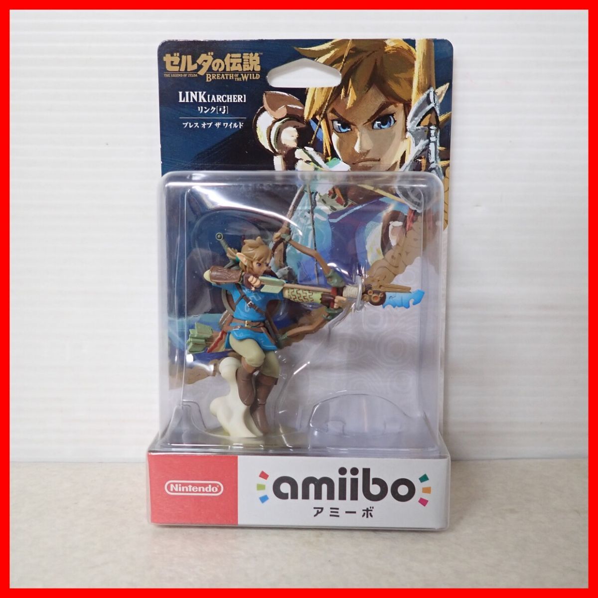 未開封 amiibo アミーボ ゼルダの伝説シリーズ リンク 弓 ブレスオブザ