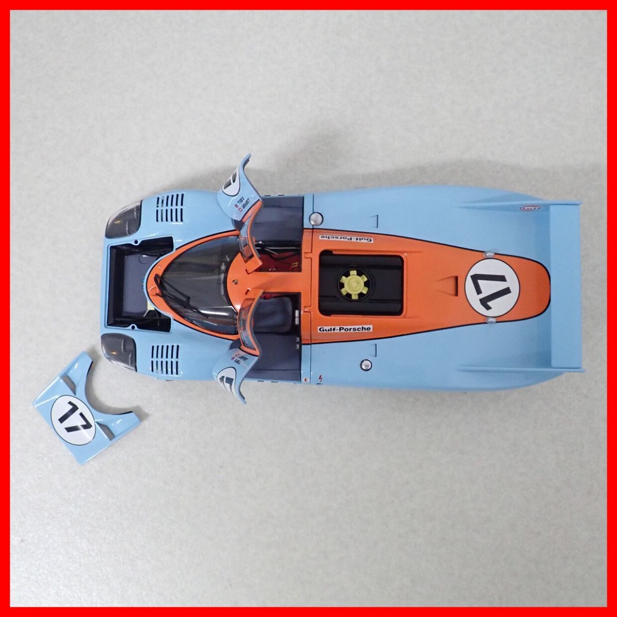 ☆オートアートミレニアム 1/18 ポルシェ 917 ロングテール #17 AUTOart MILLENNIUM 87170 PORSCHE 917L LEMANS 1971 J.SIFFERT/D.BELL【20_画像6