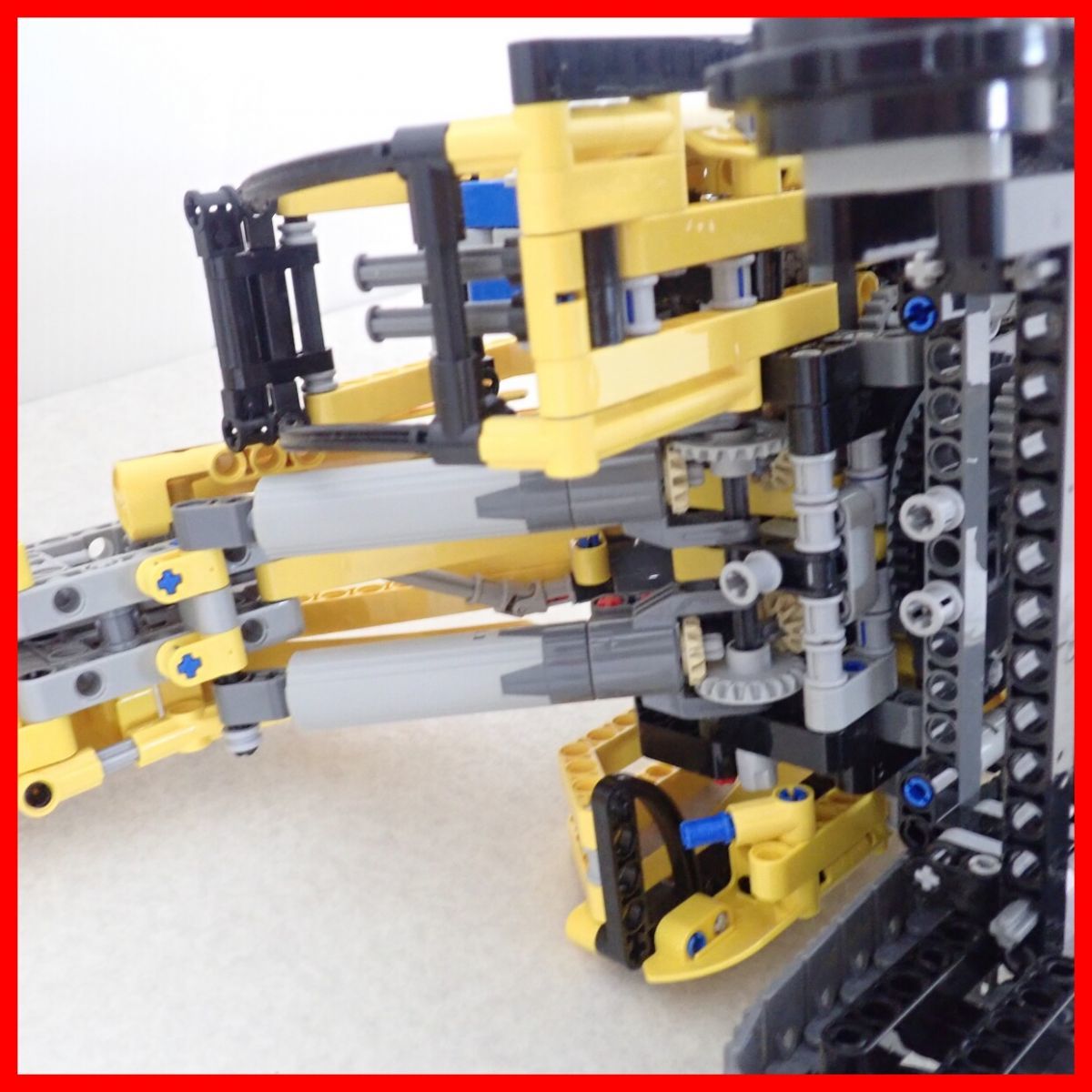 ☆組立済 レゴ テクニック 8043 ショベルカー LEGO TECHNIC 箱無し 動作未確認 現状品【40_画像10