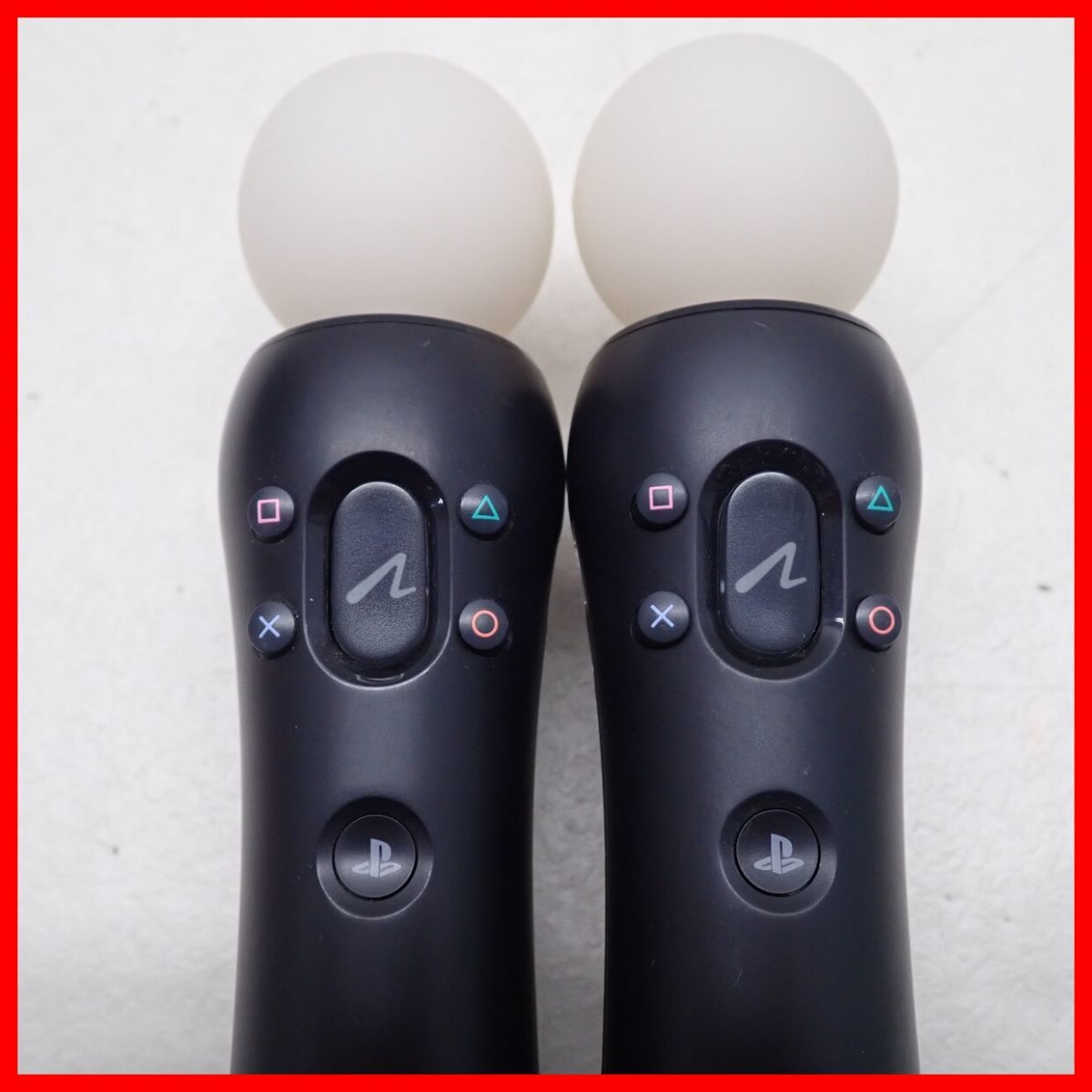 PS4/PS3 PlayStation Move モーションコントローラー 2個 + PS4 PlayStation Camera まとめてセット プレステ4/プレステ3 通電のみ確認【10_画像6