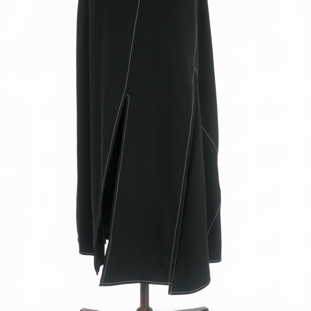 レジーナ ピョウ REJINA PYO スリット ロングワンピース ドレス 半袖 8 ブラック 黒 レディース_画像5