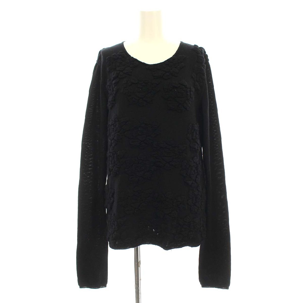 Comde Garson Comme des Garcons Ad2020 20AW вязаный свитер дизайн с длинным рукавом S черный черный GF-N008 /☆ K Ladies