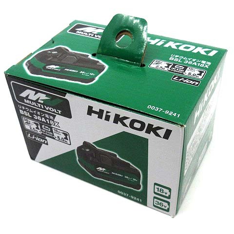 未使用品 ハイコーキ HiKOKI BSL36A18X マルチボルト 蓄電池 第2世代 リチウムイオン バッテリ 2.5Ah 5.0Ah_画像1