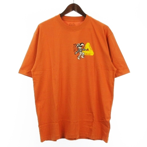 パレス Palace 23FW Derek Garage T-Shirt Melted Sugar デレク ガレージ Tシャツ カットソー 半袖 オレンジ XL メンズ_画像1