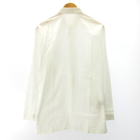 ディオールオム Dior HOMME BEE刺繍 ドレスシャツ 長袖 フォーマル 白 ホワイト 39 約M STK メンズ_画像2