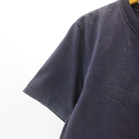 レミレリーフ REMI RELIEF Tシャツ カットソー 半袖 ポケット コットン 紫 パープル L メンズの画像4