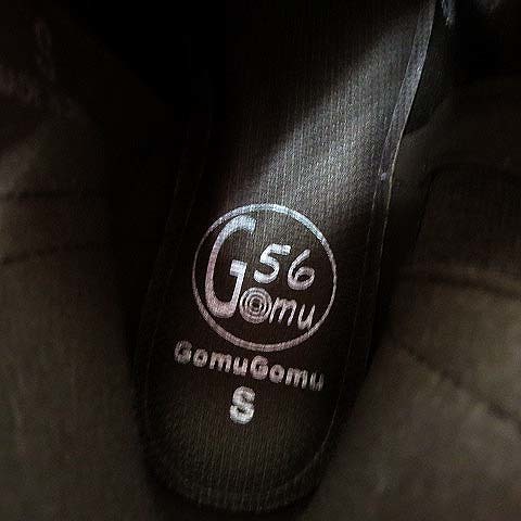 未使用品 ゴムゴム Gomu 56 ブーツ ショート スニーカーブーツ スエード ラインストーン装飾 S 22.5cm こげ茶色 くつ 靴 シューズ 美品_画像6
