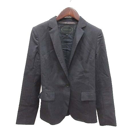  Untitled UNTITLED tailored jacket одиночный общий подкладка полоса 1 чёрный черный /CT женский 