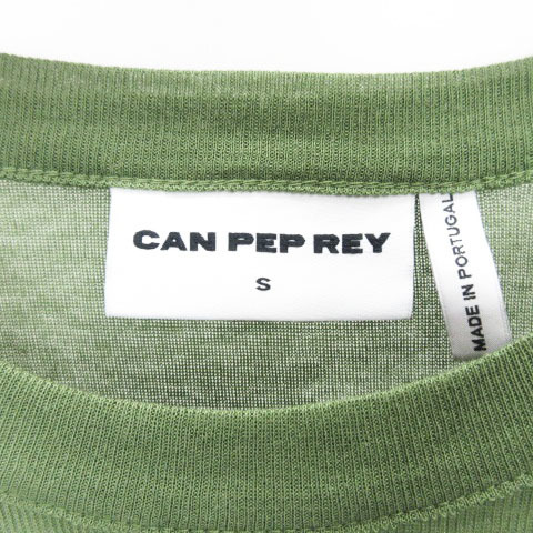 キャンペプレイ CAN PEP REY ニット カットソー オリーブ S 231107E メンズ_画像3