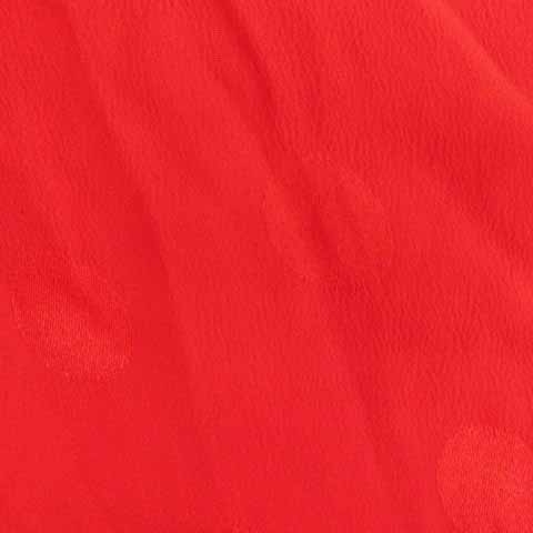 エムエスジーエム MSGM シャツ 長袖 水玉 バックプリント イタリア製 レッド 40 ■RF レディース_画像7