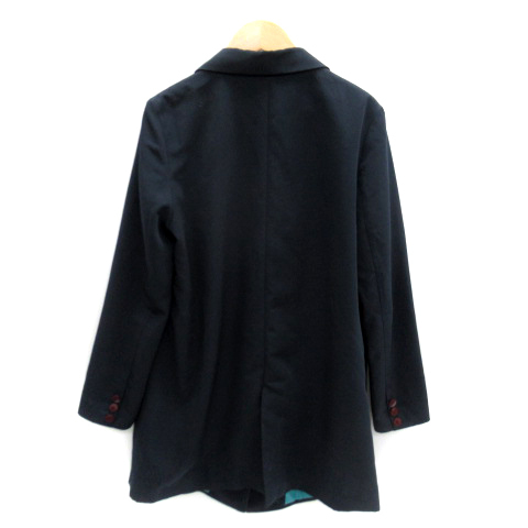  Kei Be efKBF Urban Research tailored jacket длинный длина одиночный кнопка общий подкладка одноцветный F темно-синий темно-синий /SY31 женский 