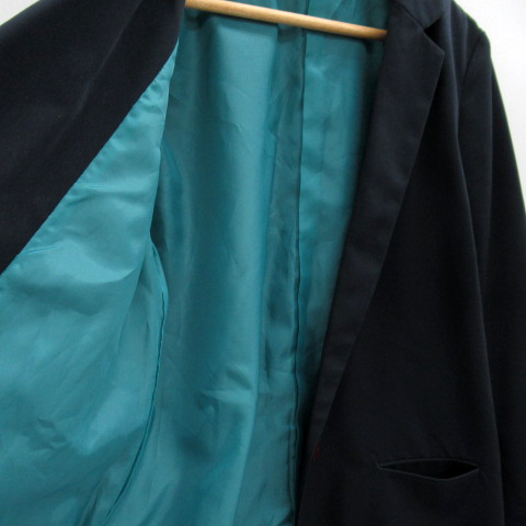  Kei Be efKBF Urban Research tailored jacket длинный длина одиночный кнопка общий подкладка одноцветный F темно-синий темно-синий /SY31 женский 