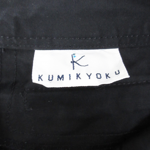 k Miki .k Kumikyoku KUMIKYOKU шорты колено длина половина хлеб шорты короткий хлеб лента 1 чёрный черный /FF24 женский 