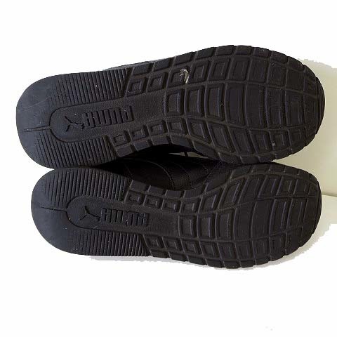 プーマ PUMA エル ELLE コラボ スニーカー シューズ Hellosmile 24.0cm 黒 ブラック くつ 靴 レディース_画像3