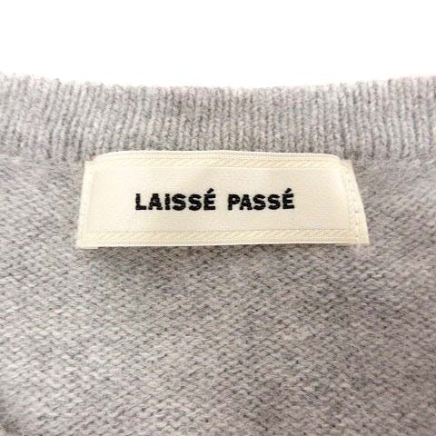 レッセパッセ LAISSE PASSE カーディガン ニット ビジュー 長袖 グレー /YK レディース_画像5