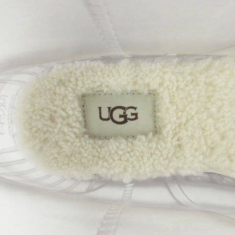 未使用品 アグ UGG W DRIZLITA CLEAR ドリズリータ クリア Natural 22SS-I クリア オフ白 7 24cm相当 レディース_画像9