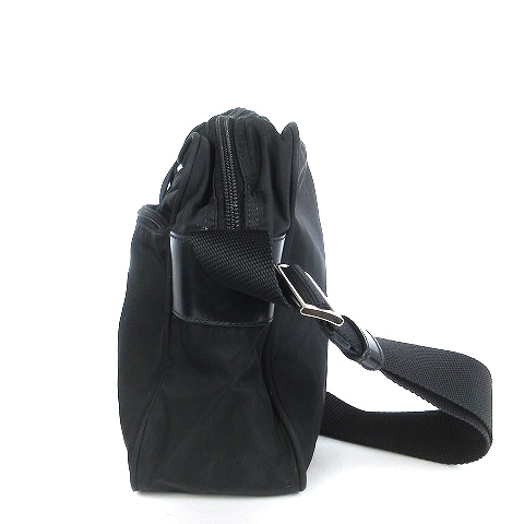 プラダ PRADA ショルダーバッグ 鞄 カバン 三角プレート ロゴ ナイロン BT0166 黒 ブラック ■SM1 レディース_画像2