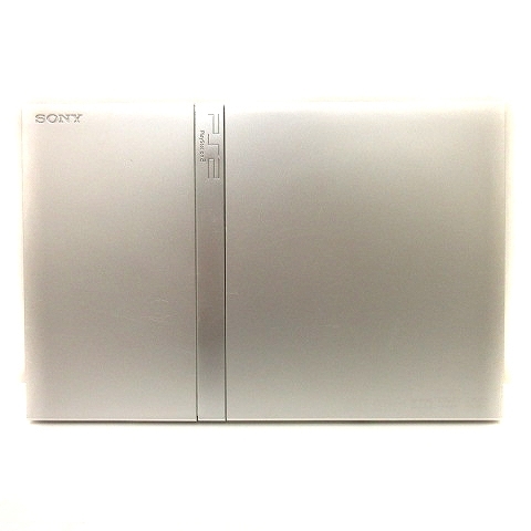 ソニー SONY プレイステーション2 PlayStation2 PS2 薄型 本体 SCPH-75000 シルバーカラー テレビゲーム 簡易動作確認済み ■ECS ■SG_画像2