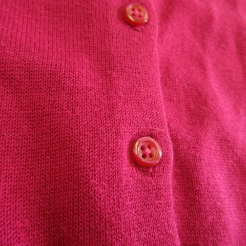  Gap GAP knitted cardigan long sleeve .. pink XS *T62 lady's 