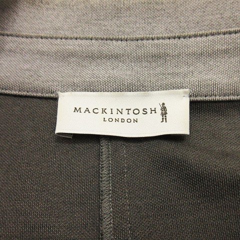 マッキントッシュフィロソフィー MACKINTOSH PHILOSOPHY スウェット ジャケット ブレザー シングル 無地 グレー 40 L位 アウター レディー_画像5