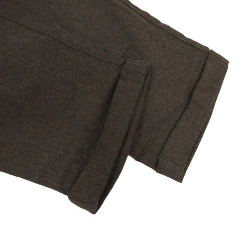 アーバンリサーチ URBAN RESEARCH パンツ スラックス 裾ダブル 日本製 ウール ストライプ ブラウン 茶 38 メンズ_画像4