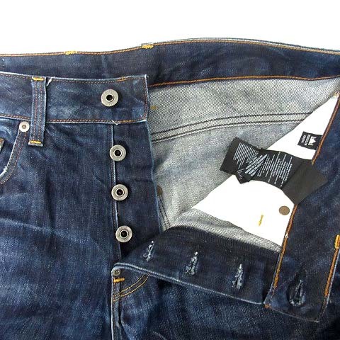 ジースターロウ G-Star RAW ATTACC STRAIGHT デニム パンツ ジーンズ USED加工 インディゴ 32 メンズ_画像4